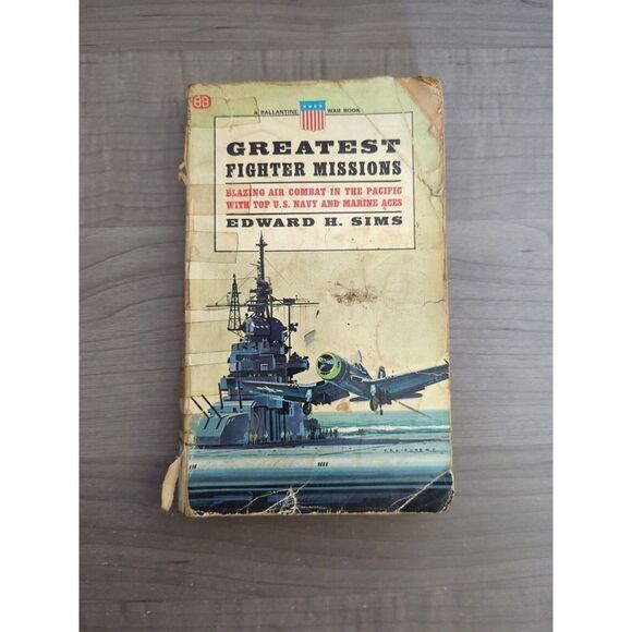 Greatest Fighter Missions: Blazing Air Combat Pacific Soft cover 1969 by Sims - Picture 1 of 5